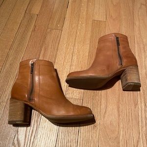 Double Zipper Frye Booties
